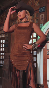 VESTIDO MONTANA MARROM