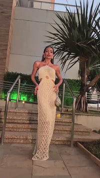 VESTIDO SERENA - TRICOT MODAL COM FENDA LATERAL